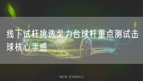 线下试杆挑选戈力台球杆重点测试击球核心手感