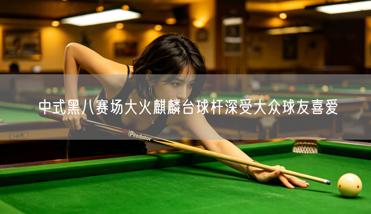 中式黑八赛场大火麒麟台球杆深受大众球友喜爱