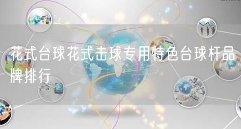 花式台球花式击球专用特色台球杆品牌排行
