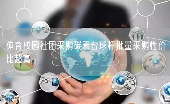 体育校园社团采购碳素台球杆批量采购性价比超高