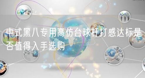 中式黑八专用高仿台球杆打感达标是否值得入手选购
